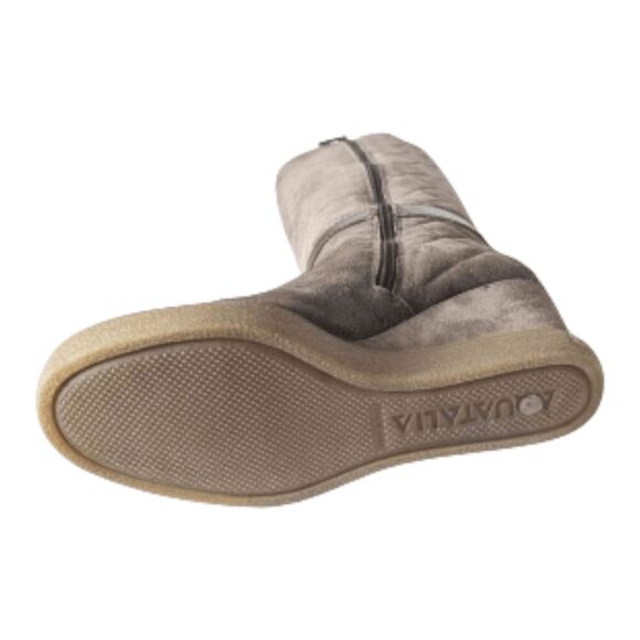 AQUATALIA Callie Faux-Shearling Tall Wedge Boot Size 7.5 - Picture 9 of 10